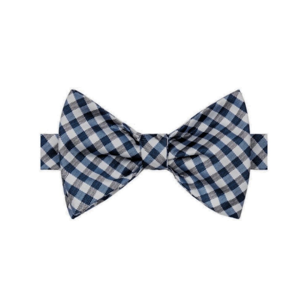 NWT Tommy Hilfiger Navy Checkered Bow Tie